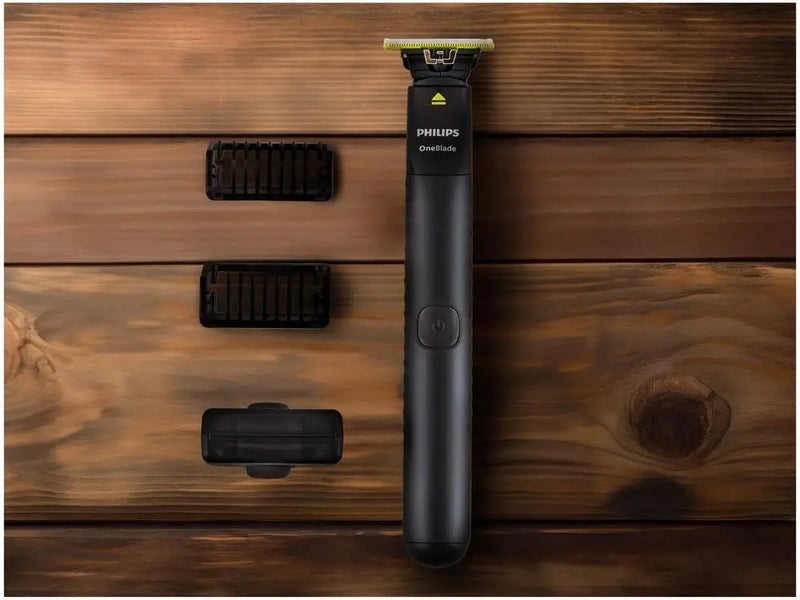 Philips OneBlade QP1424/10  | Aparador de Barba Bivolt | Uso Seco e Molhado | Tecnologia Anticortes